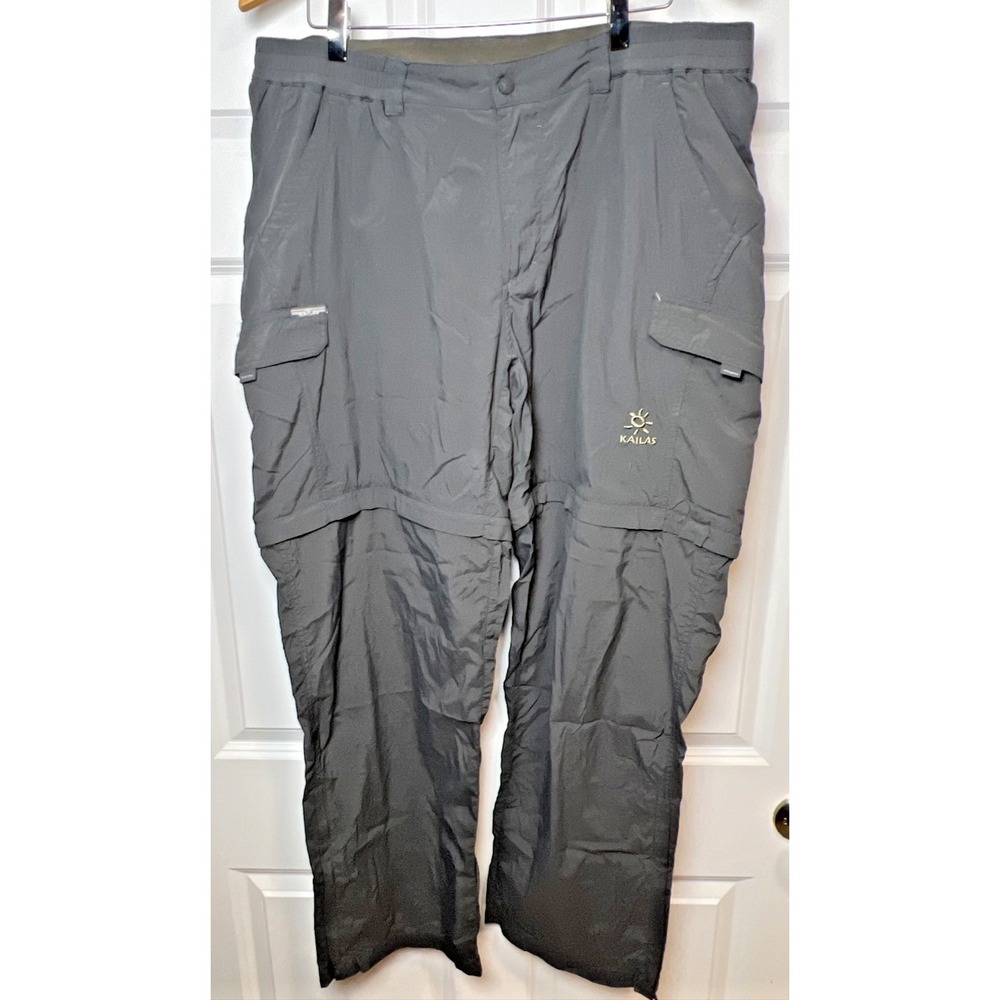 Kailas Men XXL 185/94B Convertible Hiking Pants and Shorts Quick Dry Cargo 36x31